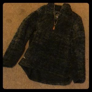 Gray quarter zip Sherpa simply southern jacket!